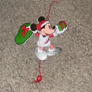 VNTG Walt Disney Mickey Mouse Santa Ornament